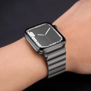 titanium alloy bracelet band for apple watch 8 7 6 5 4 3 se 38 40 42 44 49mm metal bracelet i phonecases com 2