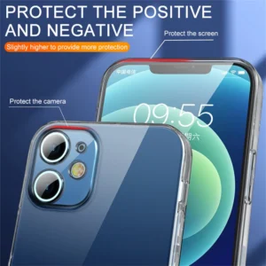 clear phone case for iphone 11 12 13 14 15 pro max case silicone soft cover for iphone 13 mini x xs max xr 8 7 6 plus back cover